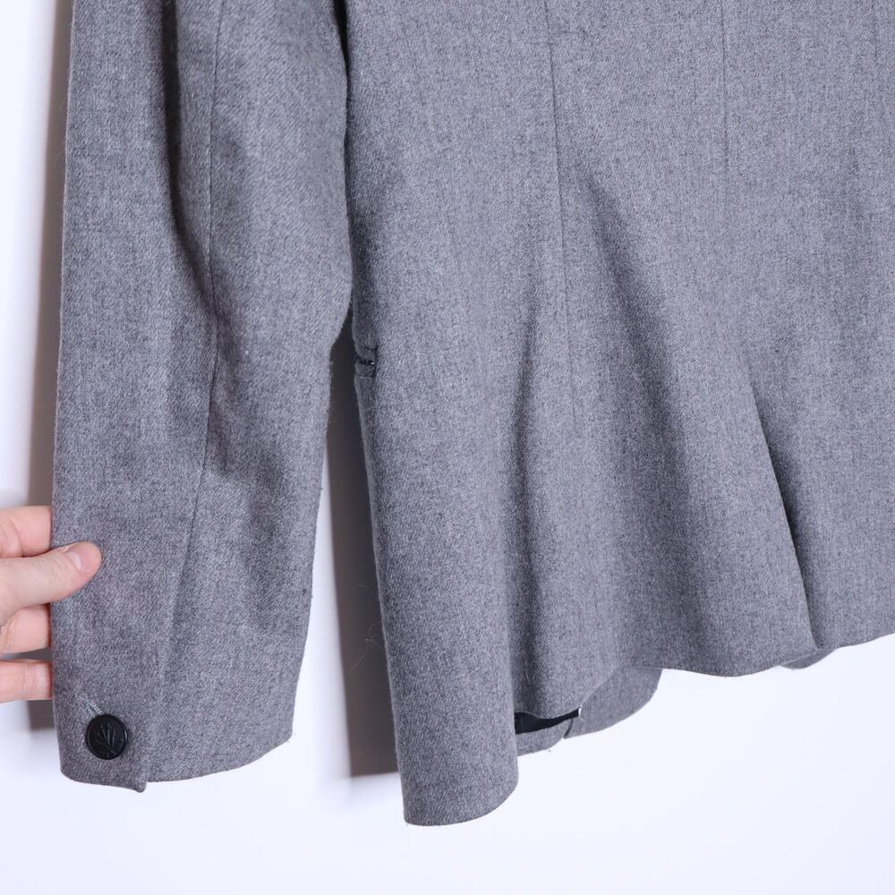 RAG & BONE Single Breasted Blazer Gray Lined Front Pocket Work Casual Women's 8 - Picture 8 of 12